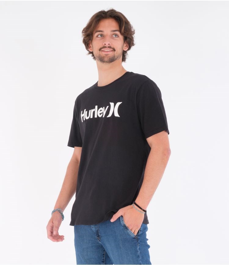 Hurley T-shirt Corta Sleeve Evd Wsh Oao Solid Ss Negros | JFALDU-283
