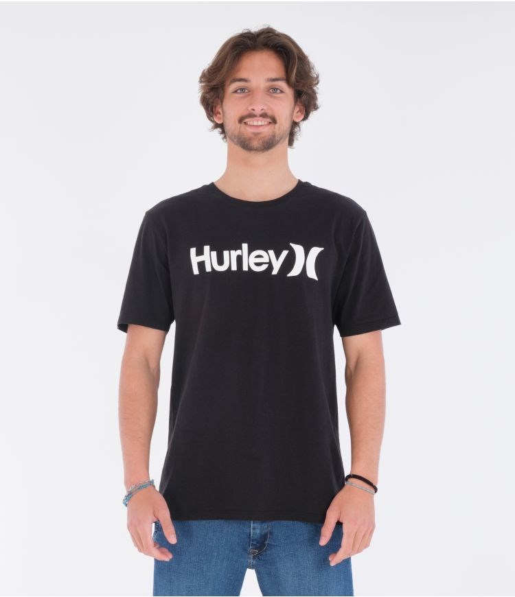 Hurley T-shirt Corta Sleeve Evd Wsh Oao Solid Ss Negros | JFALDU-283