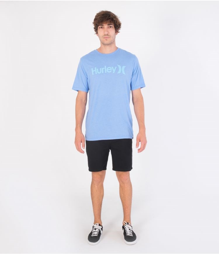 Hurley T-shirt Corta Sleeve Evd Wsh Oao Solid Ss Azules | MUJZDT-192