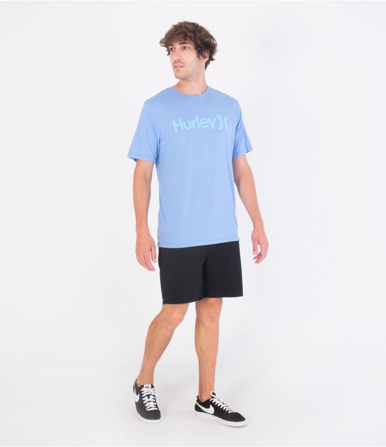 Hurley T-shirt Corta Sleeve Evd Wsh Oao Solid Ss Azules | MUJZDT-192