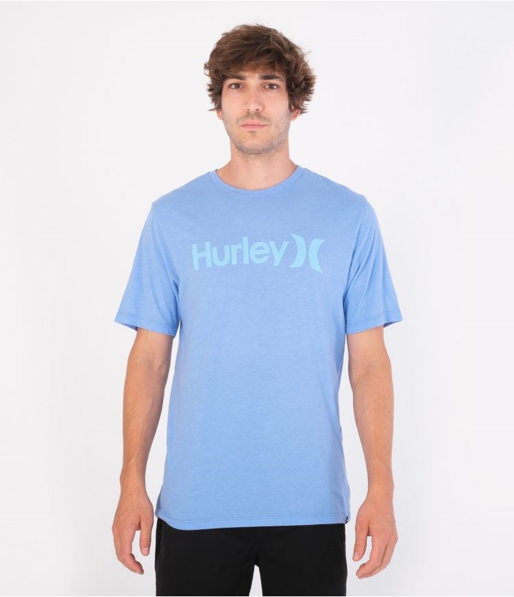 Hurley T-shirt Corta Sleeve Evd Wsh Oao Solid Ss Azules | MUJZDT-192