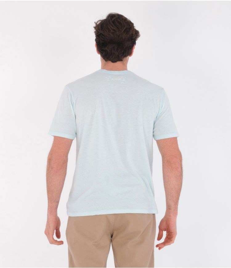 Hurley T-shirt Corta Sleeve Evd Wsh Oao Solid Ss Teal Tinted Heather | XOHEFA-163