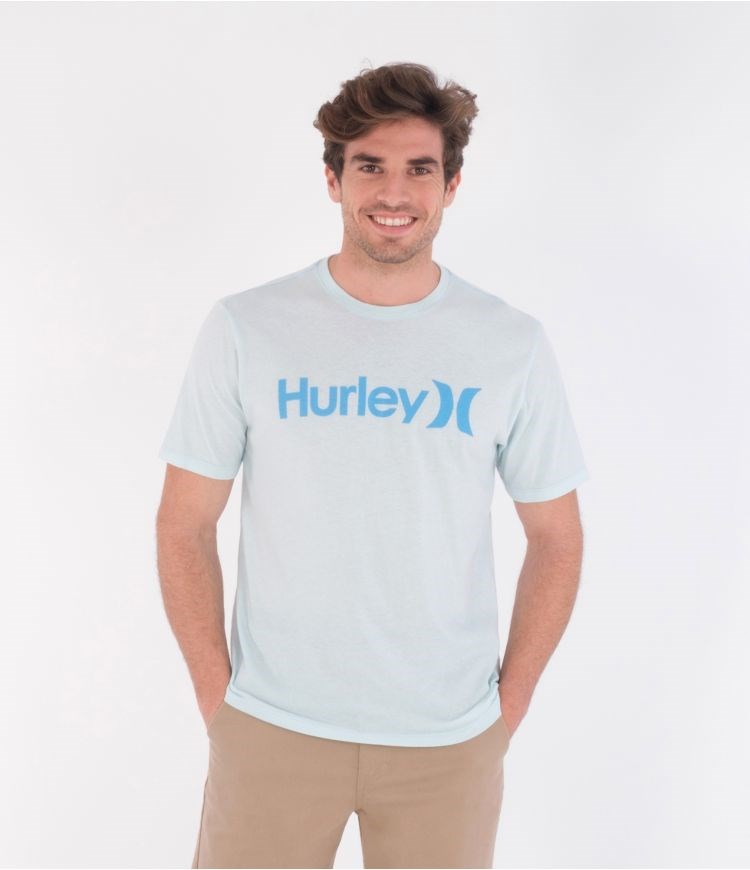 Hurley T-shirt Corta Sleeve Evd Wsh Oao Solid Ss Teal Tinted Heather | XOHEFA-163