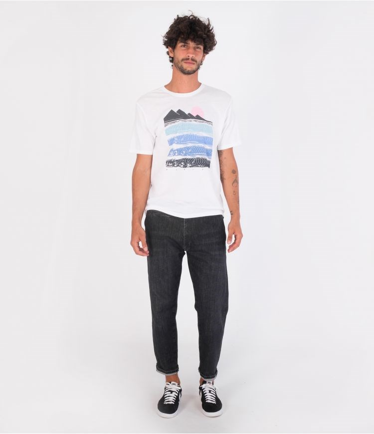 Hurley T-shirt Corta Sleeve Evd Wsh Wave Babe Blancos | QYWDRI-624
