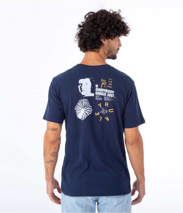 Hurley T-shirt Corta Sleeve Everybody Obsidian | AOQTZP-968