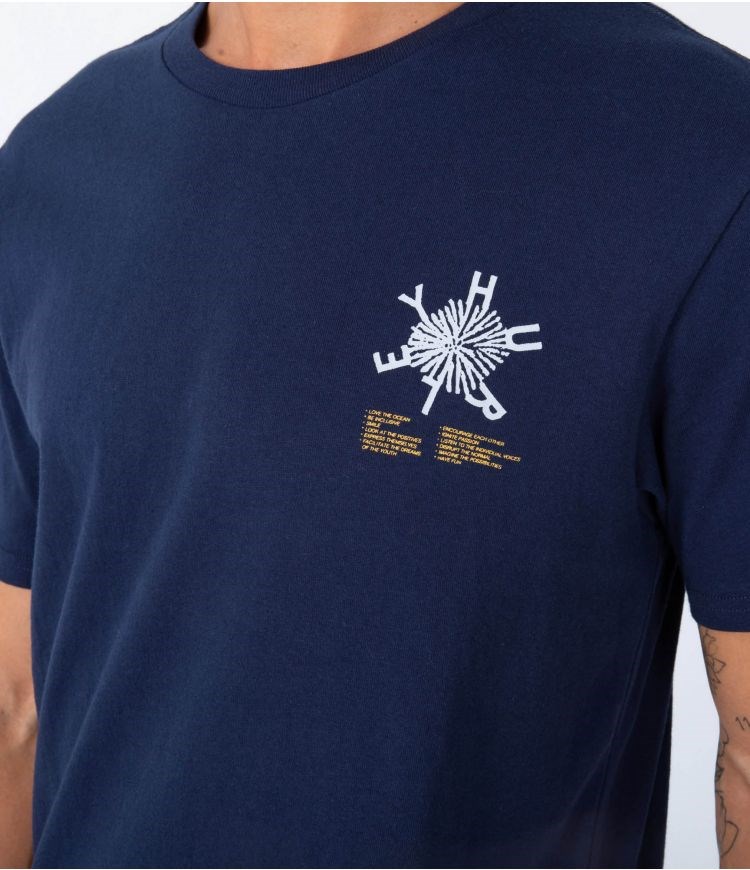 Hurley T-shirt Corta Sleeve Everybody Obsidian | AOQTZP-968