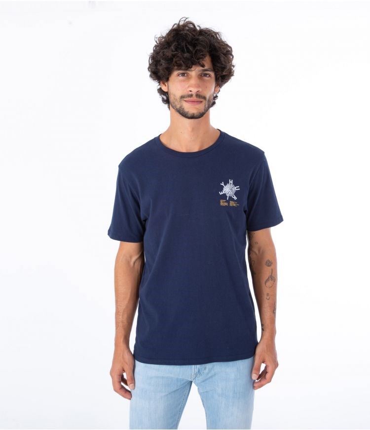Hurley T-shirt Corta Sleeve Everybody Obsidian | AOQTZP-968