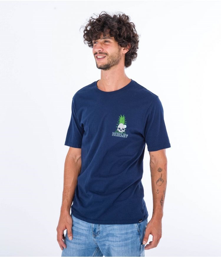 Hurley T-shirt Corta Sleeve Everyday Bad Apples Night Force | BPUZMV-370