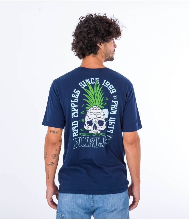 Hurley T-shirt Corta Sleeve Everyday Bad Apples Night Force | BPUZMV-370