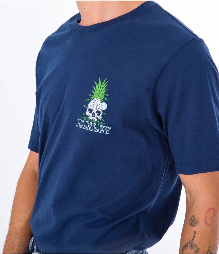 Hurley T-shirt Corta Sleeve Everyday Bad Apples Night Force | BPUZMV-370