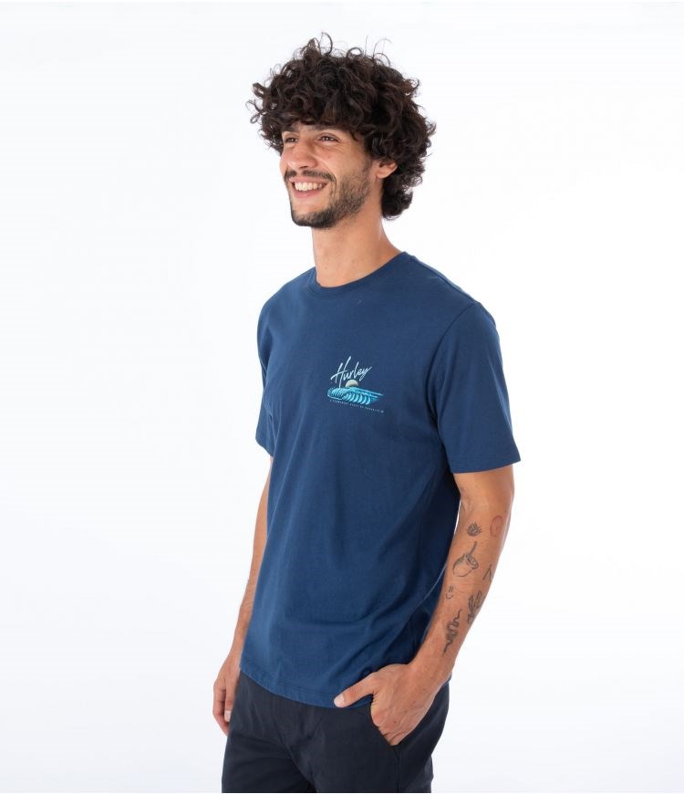 Hurley T-shirt Corta Sleeve Everyday Big Kat Night Force | ZHYADQ-923