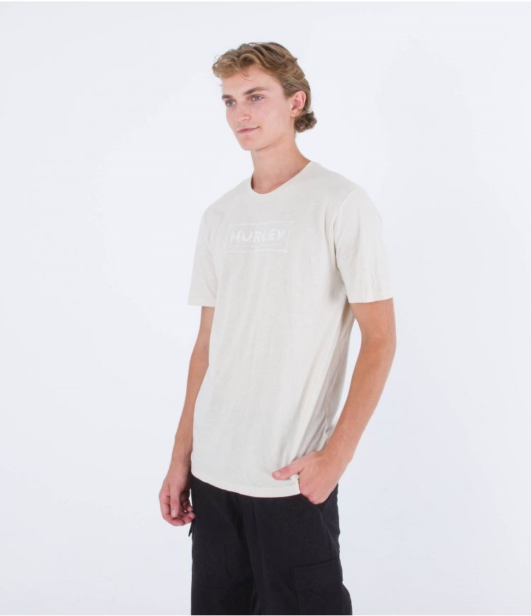 Hurley T-shirt Corta Sleeve Everyday Death In Paradise Bone | ZFMUCB-290