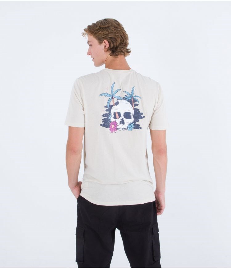 Hurley T-shirt Corta Sleeve Everyday Death In Paradise Bone | ZFMUCB-290