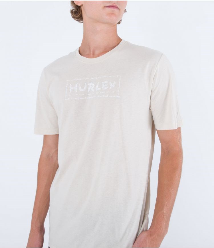 Hurley T-shirt Corta Sleeve Everyday Death In Paradise Bone | ZFMUCB-290