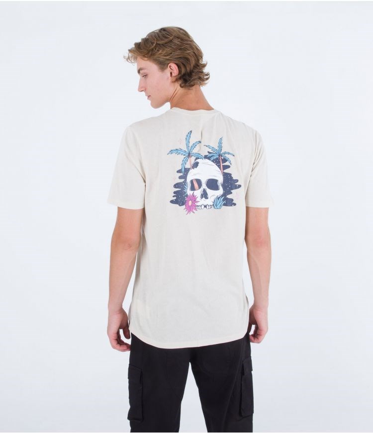 Hurley T-shirt Corta Sleeve Everyday Death In Paradise Bone | ZFMUCB-290