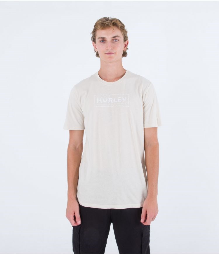 Hurley T-shirt Corta Sleeve Everyday Death In Paradise Bone | ZFMUCB-290