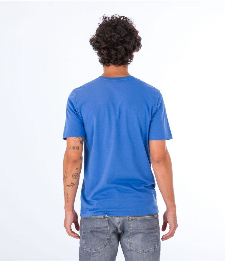 Hurley T-shirt Corta Sleeve Everyday Explore Mountain Man Azules | GZYSAF-356