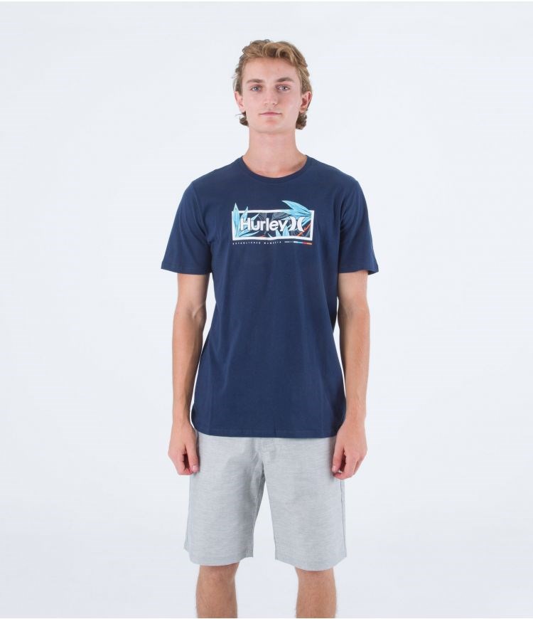 Hurley T-shirt Corta Sleeve Everyday Flower Box Night Force | ARVGXP-175