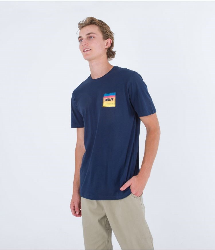 Hurley T-shirt Corta Sleeve Everyday Four Corners Night Force | JICWXD-523