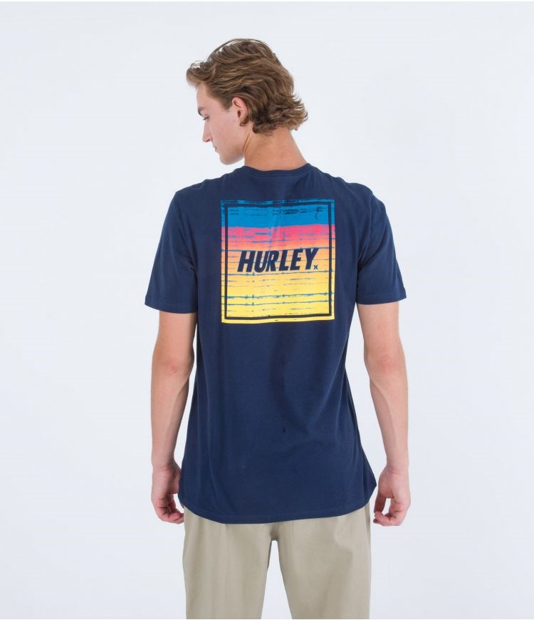 Hurley T-shirt Corta Sleeve Everyday Four Corners Night Force | JICWXD-523