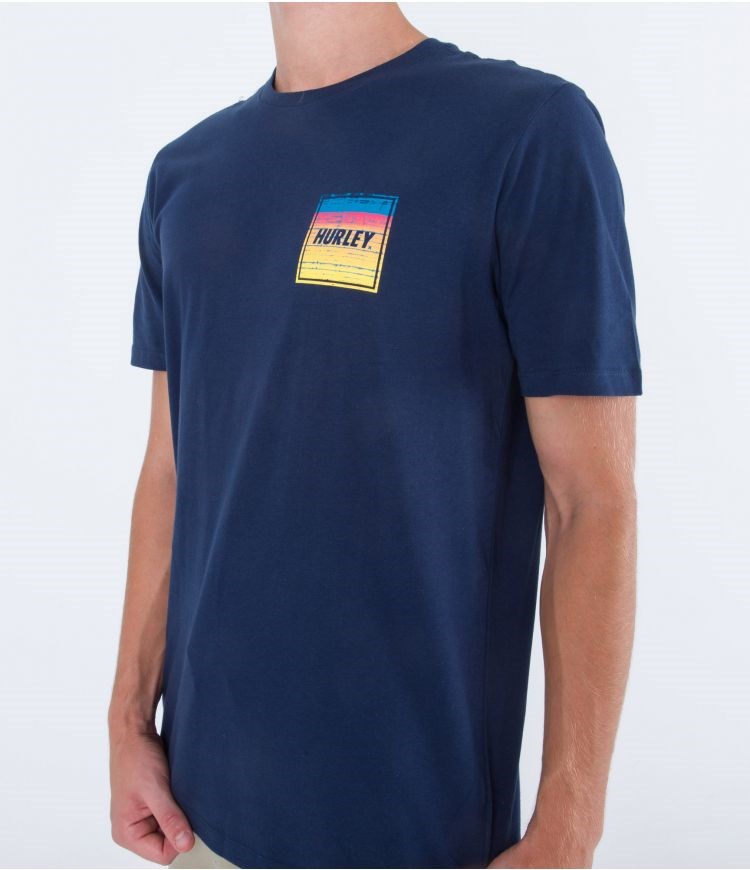 Hurley T-shirt Corta Sleeve Everyday Four Corners Night Force | JICWXD-523