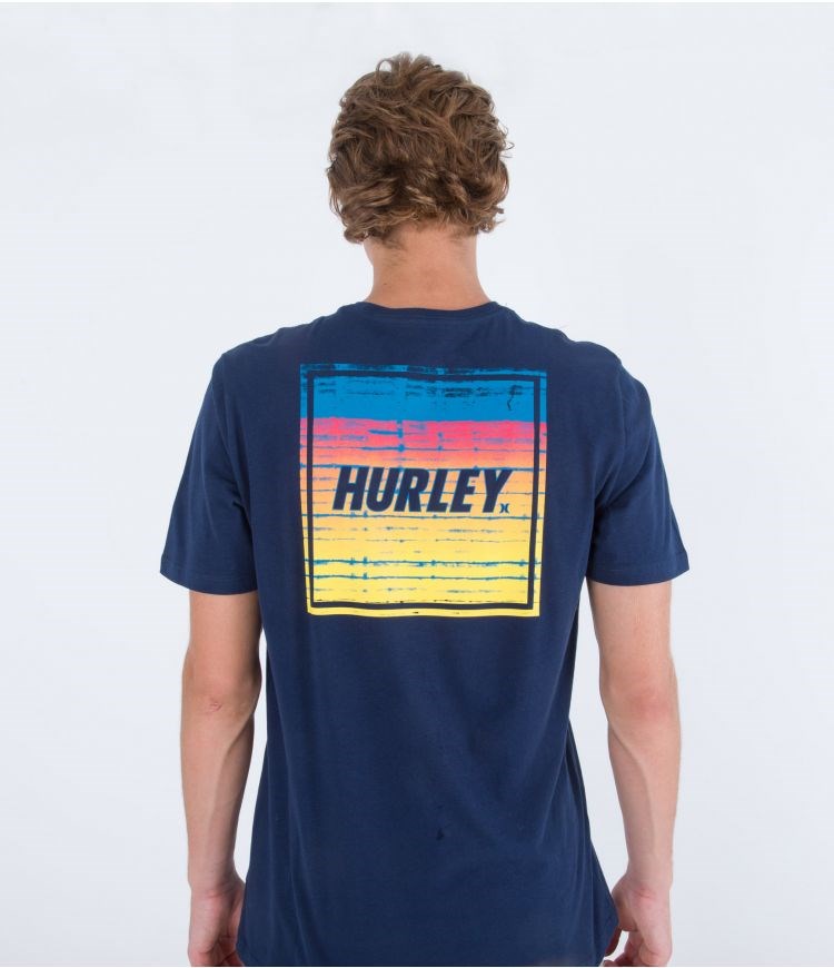 Hurley T-shirt Corta Sleeve Everyday Four Corners Night Force | JICWXD-523