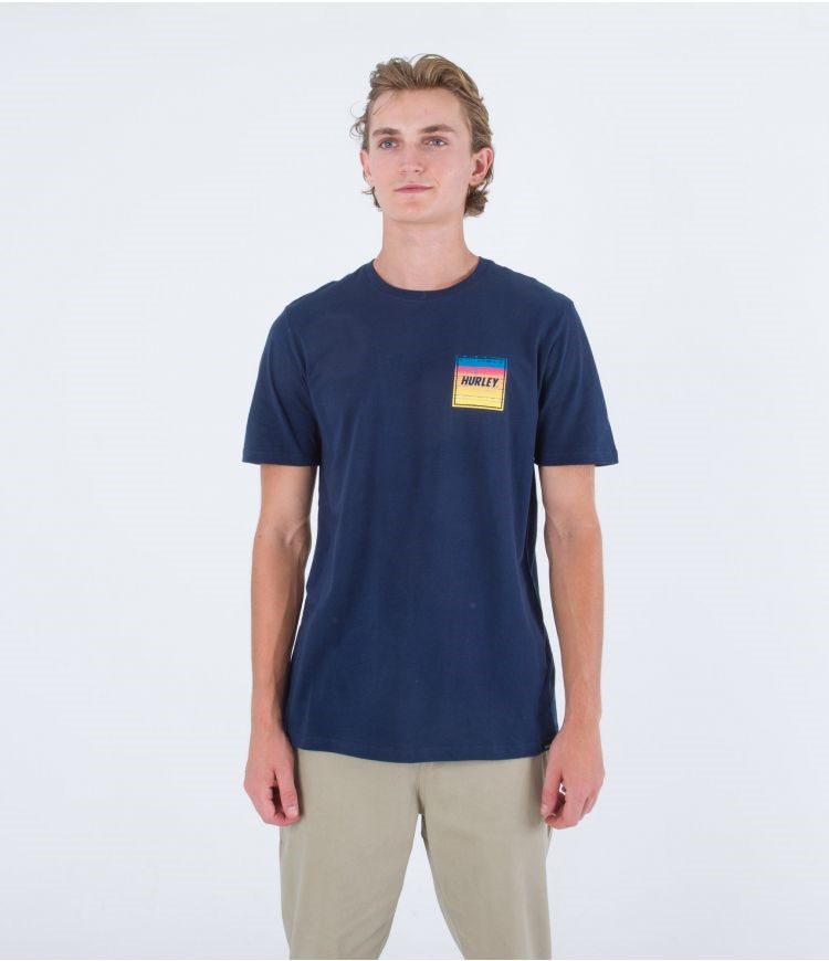 Hurley T-shirt Corta Sleeve Everyday Four Corners Night Force | JICWXD-523