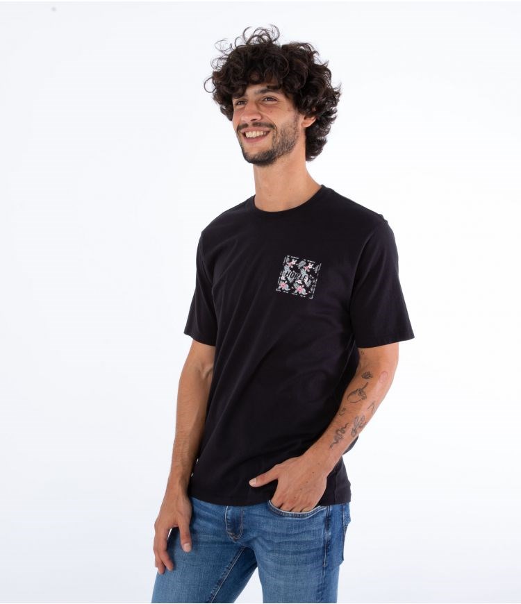 Hurley T-shirt Corta Sleeve Everyday Four Corners Blancos | JXMEVD-972