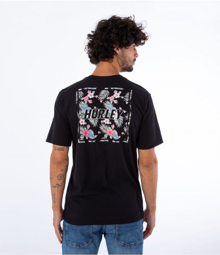 Hurley T-shirt Corta Sleeve Everyday Four Corners Blancos | JXMEVD-972