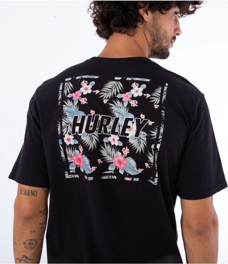 Hurley T-shirt Corta Sleeve Everyday Four Corners Blancos | JXMEVD-972