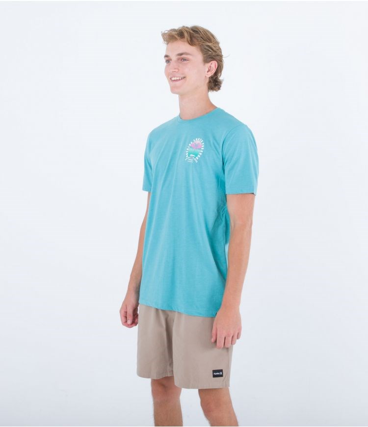 Hurley T-shirt Corta Sleeve Everyday Nothing Lasts Forever Wave Runner | SILQOY-197