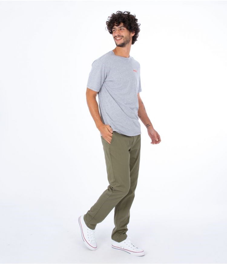 Hurley T-shirt Corta Sleeve Everyday O&o Sc Grises | OHIEWL-910