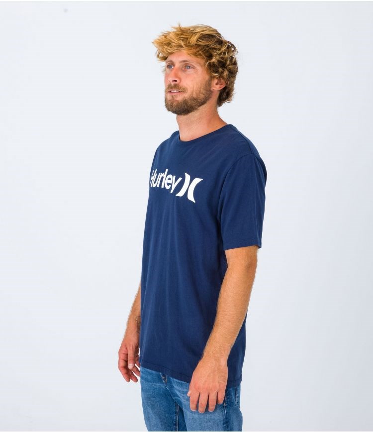 Hurley T-shirt Corta Sleeve Everyday O&o Solid Night Force | SFEIJA-504