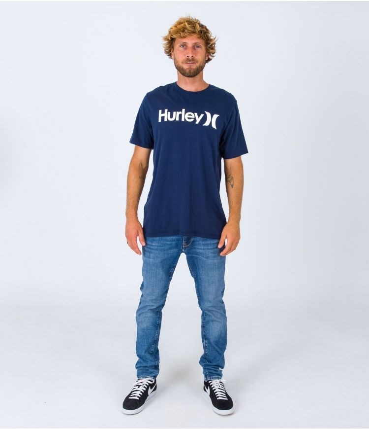 Hurley T-shirt Corta Sleeve Everyday O&o Solid Night Force | SFEIJA-504
