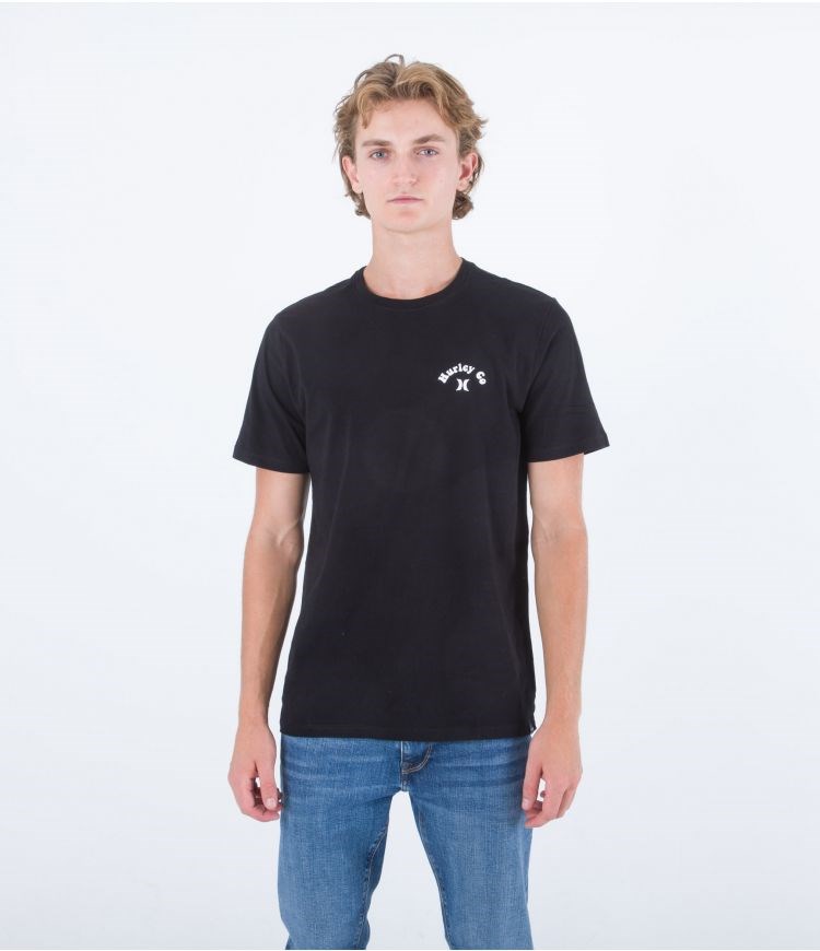 Hurley T-shirt Corta Sleeve Everyday Parrot Party Negros | UJZYCV-137