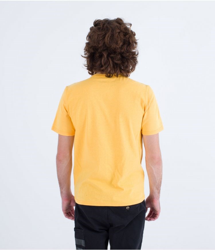 Hurley T-shirt Corta Sleeve Everyday Recycled Lowers Puff Buttersauce | WFYCLD-123