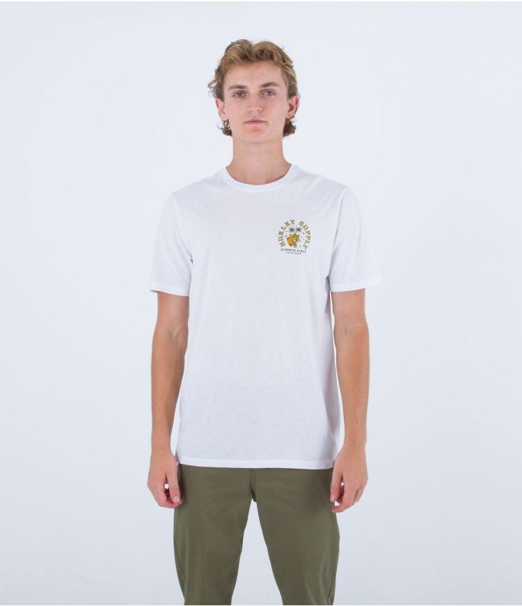 Hurley T-shirt Corta Sleeve Everyday Summer Vibes Blancos | FURIXN-195