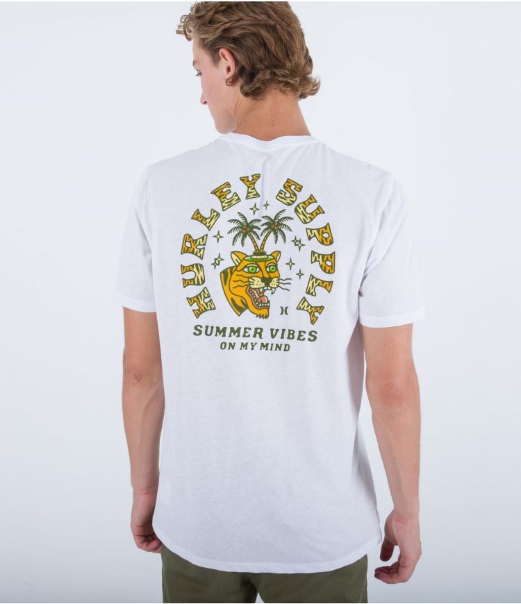 Hurley T-shirt Corta Sleeve Everyday Summer Vibes Blancos | FURIXN-195