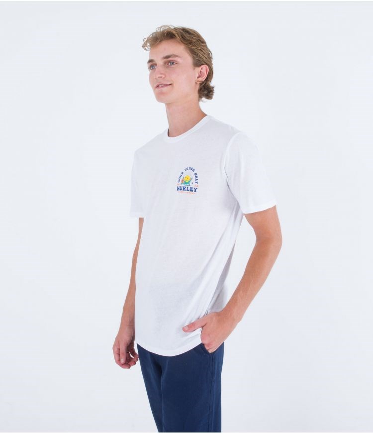 Hurley T-shirt Corta Sleeve Everyday Vacation Blancos | YMFSAR-690