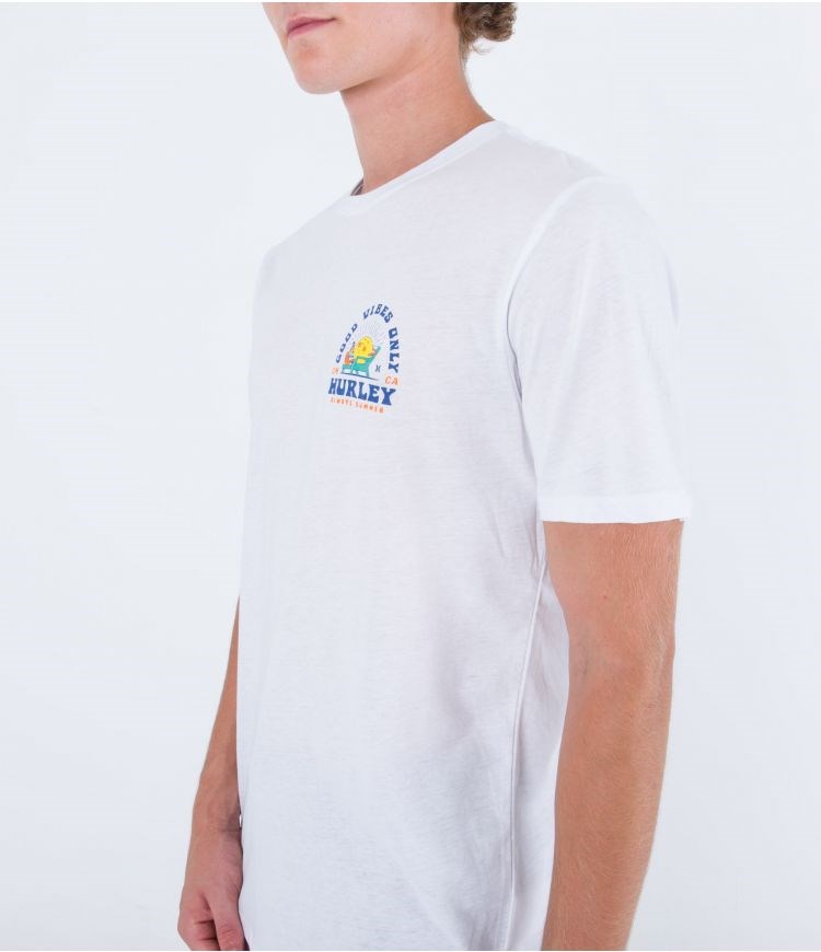 Hurley T-shirt Corta Sleeve Everyday Vacation Blancos | YMFSAR-690