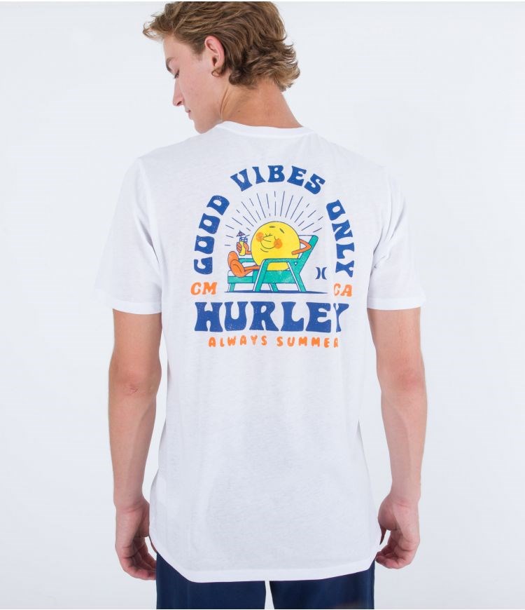 Hurley T-shirt Corta Sleeve Everyday Vacation Blancos | YMFSAR-690