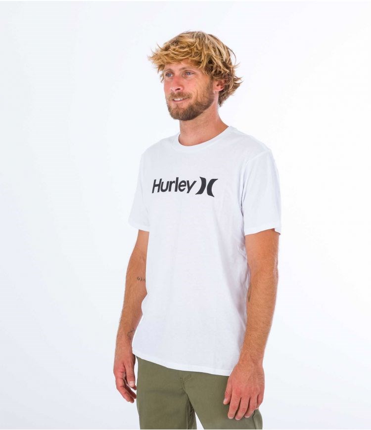 Hurley T-shirt Corta Sleeve Everyday Washed Core O&o Blancos | GIZEKV-836