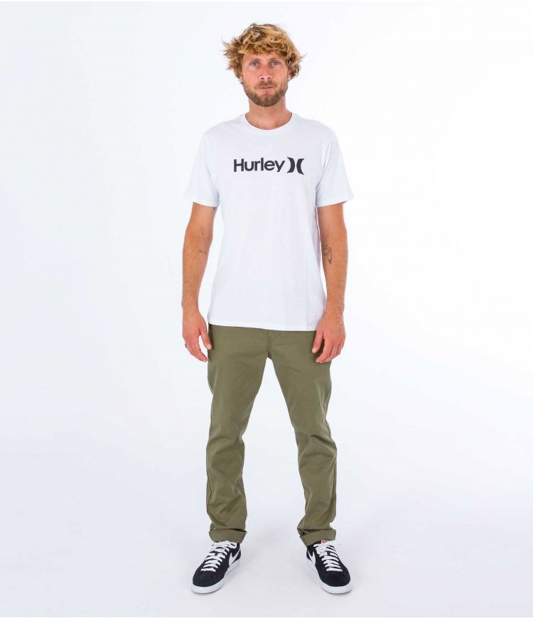 Hurley T-shirt Corta Sleeve Everyday Washed Core O&o Blancos | GIZEKV-836