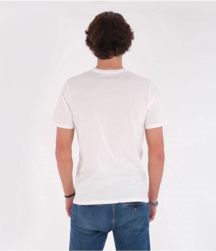 Hurley T-shirt Corta Sleeve Everyday Washed Fastlane Blancos | HTMINL-083