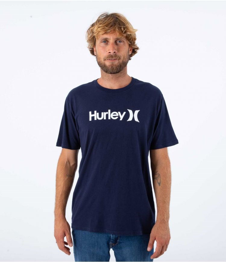 Hurley T-shirt Corta Sleeve Everyday Washed Core O&o Obsidian | HVISYF-569