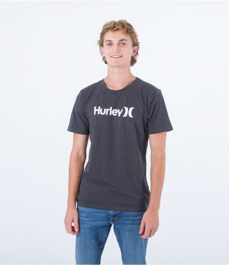 Hurley T-shirt Corta Sleeve Everyday Washed Core O&o Negros | OYSDFG-756