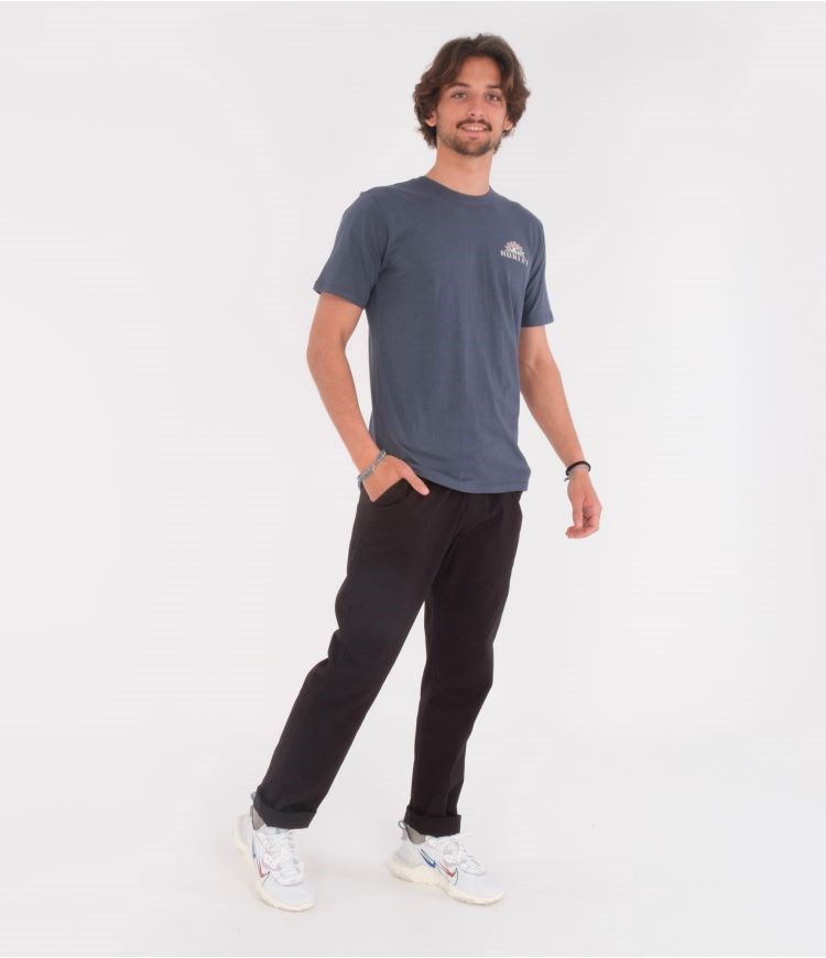 Hurley T-shirt Corta Sleeve Everyday Washed Dark Tropics Monsoon | PFGLYJ-349