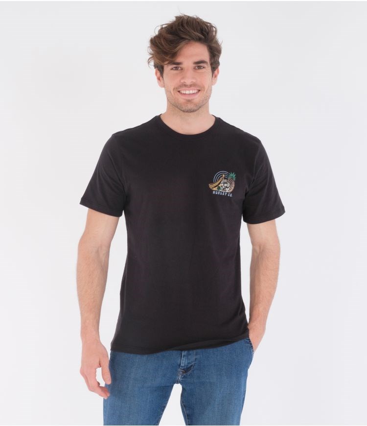 Hurley T-shirt Corta Sleeve Everyday Washed Still Life Negros | UTRCQO-698