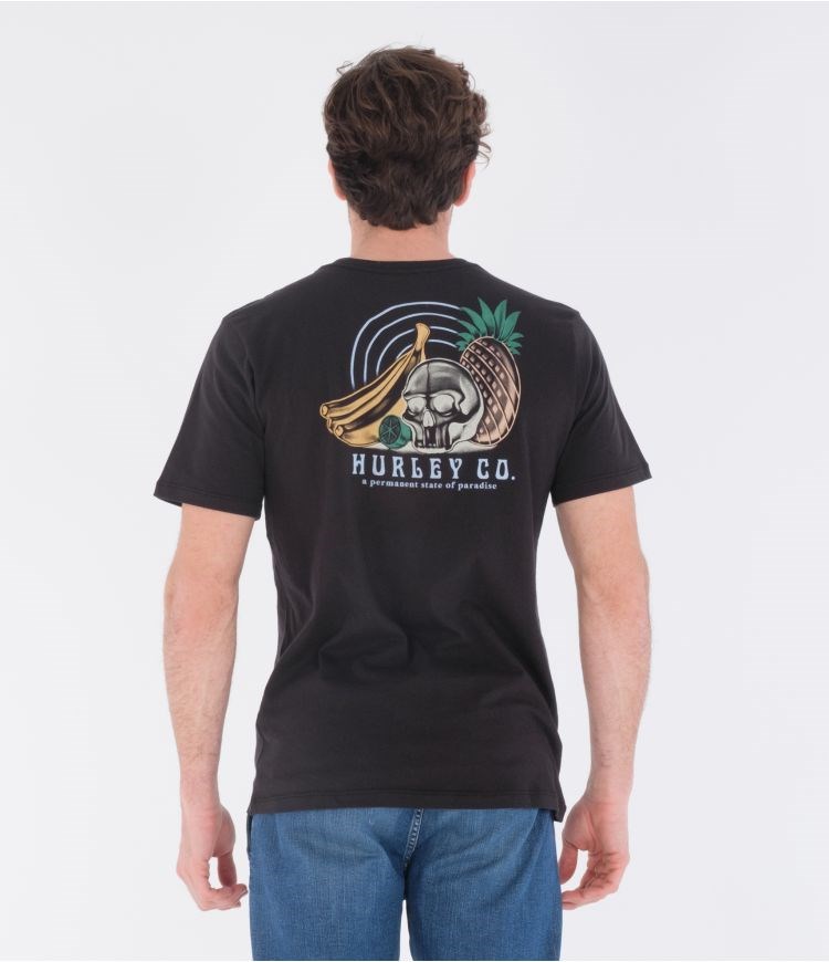 Hurley T-shirt Corta Sleeve Everyday Washed Still Life Negros | UTRCQO-698