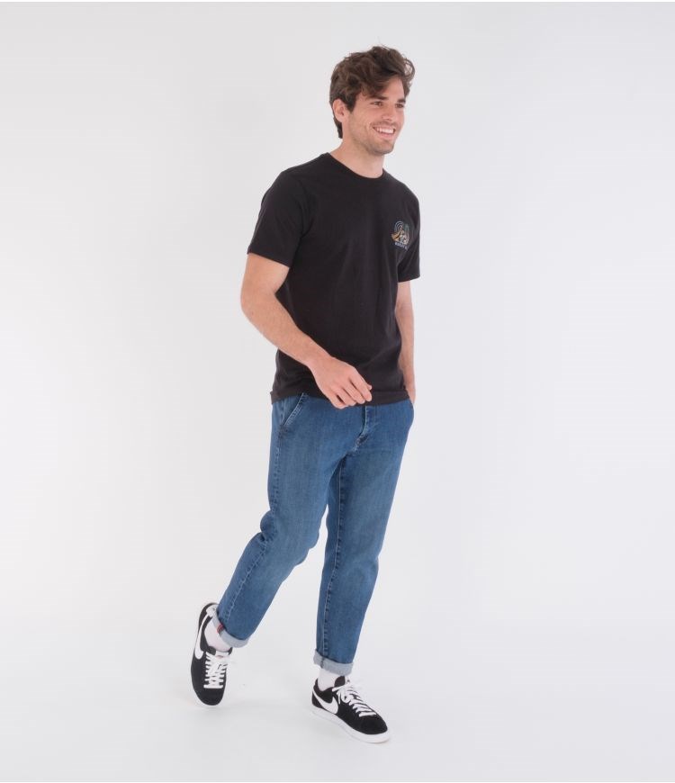 Hurley T-shirt Corta Sleeve Everyday Washed Still Life Negros | UTRCQO-698